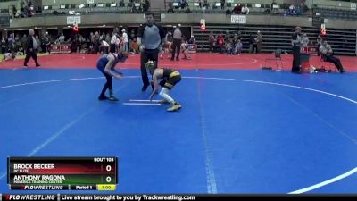 65 lbs Cons. Semi - Anthony Ragona, Maverick Training Center vs Brock Becker, DC Elite