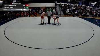 133 lbs Cons. Round 1 - James King, Alvernia University vs Cole Anderson, King`s (pa)