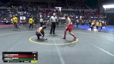 178 lbs Cons. Round 4 - Angelo Ngoho, Champaign WC vs Luka Rankovic, Naperville WC