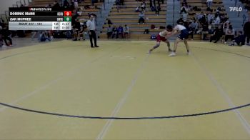 184 lbs Quarterfinal - Zak McPhee, UW-Eau Claire vs Dominic Mann, Saint Cloud State