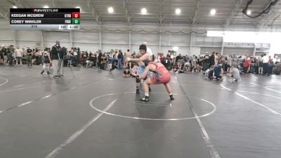 215 lbs Round 2 (8 Team) - Keegan McGrew, Gettysburg vs Corey Winkler, FORGE