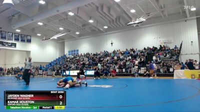 190 lbs Champ. Round 1 - Kamar Houston, Oxford High School vs Jayden Wagner, Picayune High School