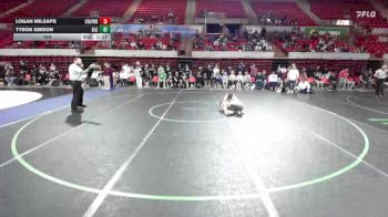 144 lbs Round 5 - 1st, 3rd, 5th, And 7th - Logan Milsaps, Conroe Woodlands College Park vs Tyson Gibson, Southlake Carroll