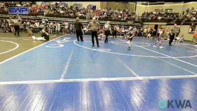 58 lbs Rr Rnd 2 - Laneigh Jo Cartwright, Choctaw Ironman Youth Wrestling vs Sadie Baker, Mannford Pirate Youth Wrestling