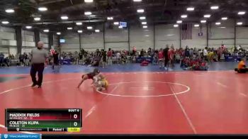 84 lbs Round 2 - Coleton Klipa, PA Blue vs Maddox Fields, No Escape WA