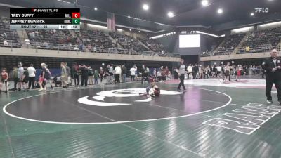 66 lbs Consi Of 8 #2 - Trey Duffy, Milltown vs Jeffrey Swanick, Hawley