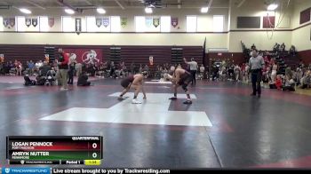 126 lbs Quarterfinal - Amryn Nutter, Fennimore vs Logan Pennock, Fort Madison