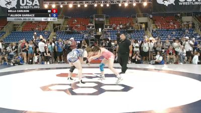 155 lbs Cons. Rd Of 32 - Bella Carlson, Minnesota vs Allison Garbacz, Illinois