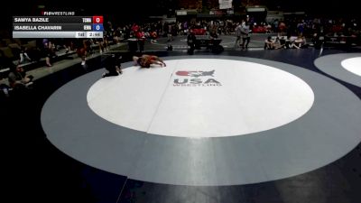 170 lbs Samya Bazile, TCWA - Tri-Counties Wrestling Association vs Isabella Chavarin, IEWA - Inland Empire Wrestling Association