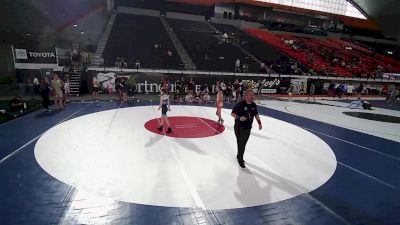 90-95 lbs Champ. Round 2 - Lilyana Erekson, Idaho vs Brylee Janes