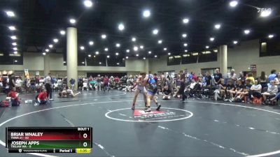 190 lbs Round 1 (4 Team) - Briar Whaley, TNWA #1 vs Joseph Apps, Trojan WA