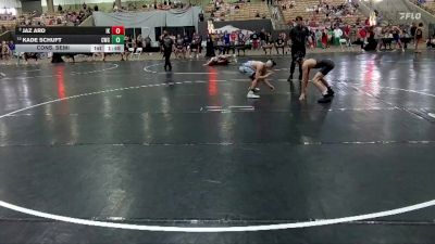 110 lbs Cons. Semi - Kade Schuft, Cleveland Wrestling Club vs Jaz Ard, Iron Knights