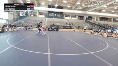 100 lbs Zavier Olver, Pennsylvania Red vs Joey Cotter, Connecticut