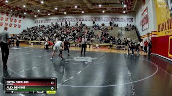 126 lbs 3rd Place Match - Bryan Sterling, Dundee vs Alex Denkins, Perrysburg