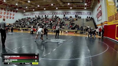 126 lbs 3rd Place Match - Bryan Sterling, Dundee vs Alex Denkins, Perrysburg