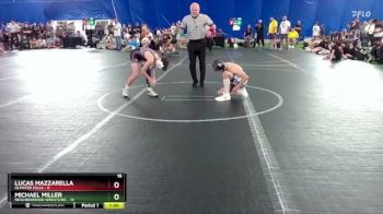 84 lbs Round 1 (8 Team) - Michael Miller, Neighborhood Wrestling vs Lucas Mazzarella, Olmsted Falls
