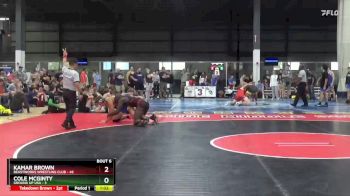 175 lbs Round 3 (4 Team) - Kamar Brown, BEASTWORKS WRESTLING CLUB vs Cole McGinty, GROUND UP USA