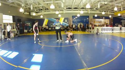 113 lbs Quarters & Wb (16 Team) - Noah Brown, Wild Horse Riders vs Zach Concidine, Jayhawk WC