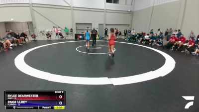 127 lbs Round 3 (6 Team) - Rylee Dearwester, Ohio vs Paige Ulrey, Florida