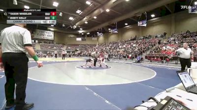 2A 106 lbs Champ. Round 1 - Rhett Kelly, North Summit vs Tason Wheeler, Kanab