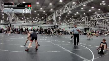 144 lbs Round 2 (4 Team) - Lukas Ryan, Savage WA White vs Micah Engelman, Mat Assassins Red