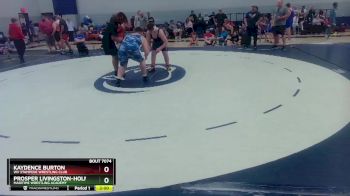250 lbs Semifinal - Kaydence Burton, WV Stampede Wrestling Club vs Prosper Livingston-Holmes, Maritime Wrestling Academy