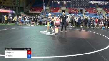 113 lbs Rnd Of 128 - Jack Baron, Pennsylvania vs Mason Shirk, Iowa