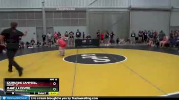 127 lbs Quarterfinals (8 Team) - Catharine Campbell, Indiana vs Isabella DeVito, Pennsylvania Red