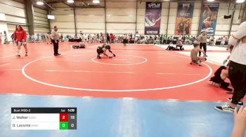 132 lbs Rr Rnd 2 - Jason Walker, Quest School Of Wrestling Black vs Dominic Laconte, Noke Wrestling RTC