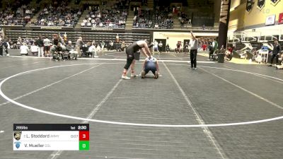 285 lbs Round Of 16 - Lucas Stoddard, Army vs Vincent Mueller, Columbia