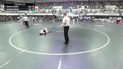 106 lbs Hunter Wrhel, Evansville vs Nolan Pluess, East Troy