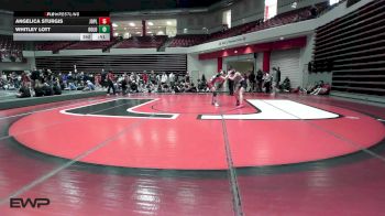 110 lbs Consolation - Olivia Manes, Joplin vs Ella Hart, Wyandotte HS Girls