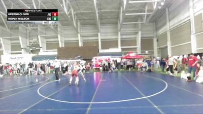 100 lbs Cons. Round 2 - Roper Nielson, Champions Wrestling Club vs Heston Oliver, JWC