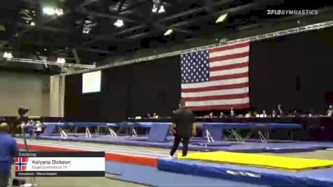 Kalyana Dickson - Tumbling, Eagle Gymnastics TX - 2021 USA Gymnastics Championships