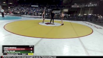 96 lbs Champ. Round 1 - Owen Bendele, Inland Northwest Wrestling Training Center vs Jacob Miller, Scrap Yard Garage Wrestling