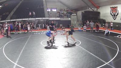 132 lbs Quarters - Bridger Goddard, Utah vs Rhett Aguero, Idaho