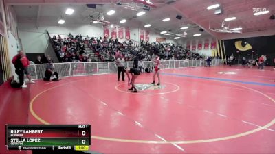 105 lbs Cons. Round 1 - Stella Lopez, Cerritos vs Riley Lambert, Hueneme