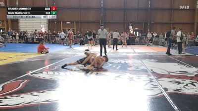 140 lbs Rr Rnd 1 - Braden Johnson, Cumberland Wi vs Nico Marchetti, Delbarton