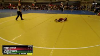 75 lbs Quarterfinals (8 Team) - Masen Skoblik, Wabasso vs Wyatt Myogeto, Holdingford