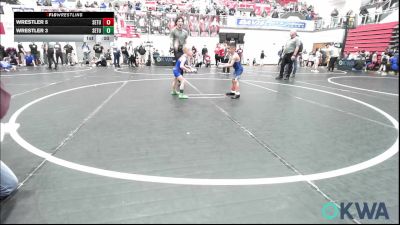 43 lbs Consi Of 8 #1 - Zuriel Rascon, Bridge Creek Youth Wrestling vs Stetson Phillips, Smith Wrestling Academy