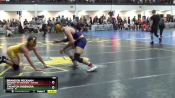 165 lbs Round 1 (10 Team) - Trenton DiGenova, Adrian vs Brandon Peckham, University Of Wisconsin - Stevens Point