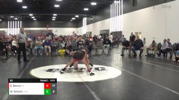 80 lbs Semis & 1st Wrestleback (8 Team) - William Schork, Junior Terps Xtreme (MY) vs Gabe Benyo, Mat Assassins (PA)