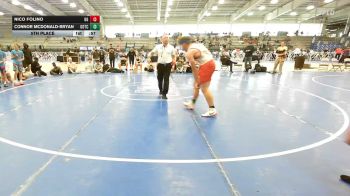 165 lbs 5th Place - Nico Folino, OHIO GOLD - MS vs Connor Mcdonald-Bryan, Team Gotcha - MS