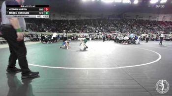 B4A-106 lbs Quarterfinal - Keedan Martin, Bridge Creek vs Mason Burnham, Catoosa