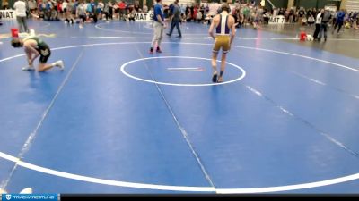 121-130 lbs Cons. Round 1 - Gabriel Foster, GI Grapplers vs Parker Zikmund, Central City