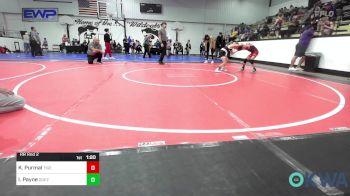 70-73 lbs Rr Rnd 2 - Kacy Purmal, Tiger Trained Wrestling vs Ike Payne, Quezada Wrestling Academy