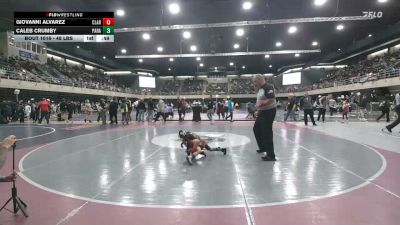 48 lbs Round Of 16 - Giovanni Alvarez, Clarksburg vs Caleb Crumby, Paramus