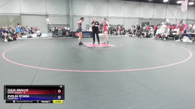 135 lbs Round 1 (16 Team) - Julia Araujo, North Dakota vs Evelin Ochoa, Tennessee