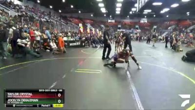 86 lbs Cons. Round 4 - Taylor Crystal, West Michigan Pursuit vs Jocelyn DeGuzman, Oc Thunder WC