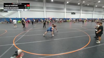 150 lbs Champ. Round 2 - Kaidge Richardson, Unattached vs Dallas Korponic, Unattached
